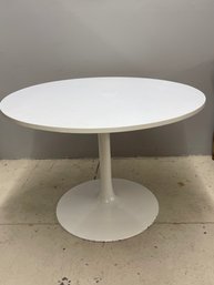 Mid Century Modern White Tulip Dining Table 42 Inches.**