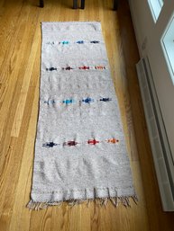 Mexican Blanket Runner 72x25 Inches