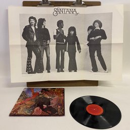 Santana Abraxas Album With Poster