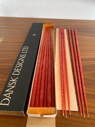 Dansk Tiny Taper Candles #3 Red