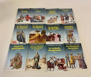 Set Of 12 Books In French Lot #11