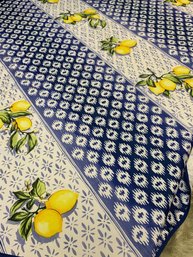 Nappes Du Monde Round Tablecloth Approx. 69inch
