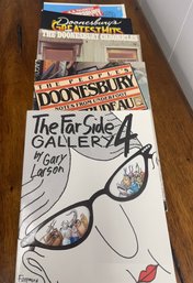 Collectible Cartoon  Books,  Doonesbury/G B Trudeau  And Far Side Gallery 4 / Gary Larson