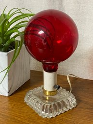 Super Groovy Red Light Table Lamp