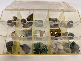Sampler Box Of Natural And Polished Stones