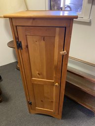 49 Inch Tall Pine Floor Cabinet