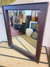 Oversized Wood Framed Mirror