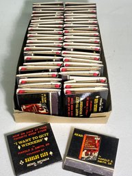 Vintage Box Of Unused  Matches Advertising Heralds Club In Las Vegas, NV