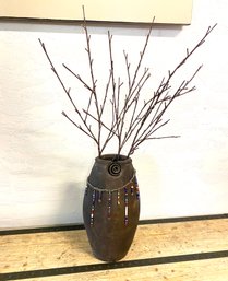Fantastic Oversized Western Style Decorative Vase With Branches