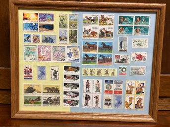 Framed US Stamps Collection #3