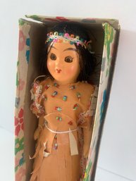 Vintage  Native American Doll