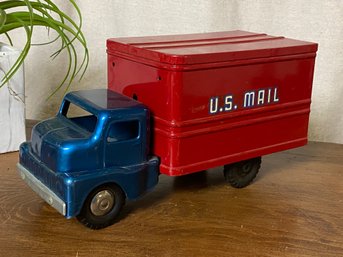 Vintage Toy Metal Structo US Mail Truck
