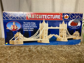 Matchitecture - Creates The London Bridge Out Of Matches!