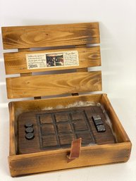 Unknown Tic Tac Toe Type Wooden And Metal Game