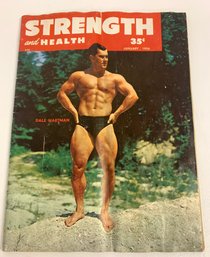 Vintage 1956 Strength And Health Magazine