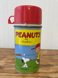 Vintage Peanuts Gang Insulated Thermos
