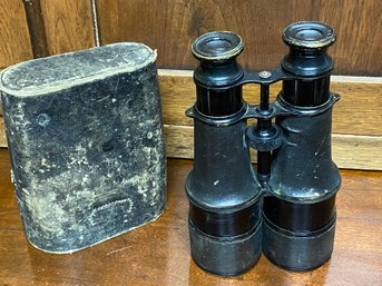 WWI Vintage Brealey Paris Binoculars Great Decore Piece