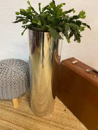Funky Reflective Plant Stand 33.5 Inches Tall