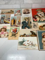 Vintage And Antique Advertising Cards.  Amazing Grapics, Cartoons And Drawings