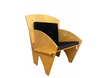 Post Modern Plywood Puzzle Chair In The Style Of Ilona Karasz