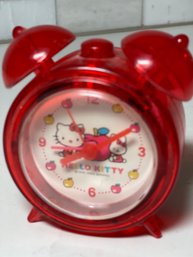 Vintage Hello Kitty Alarm Clock,  AA Battery Required