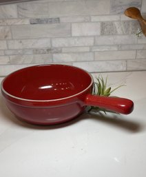 Fine French Sauce Pan, Emile Henry #2922,  Bright Red