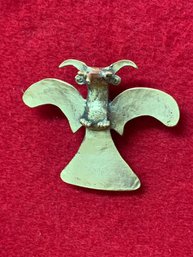 #5 Vintage Alva Studios Mayan Replica Bird Brooch