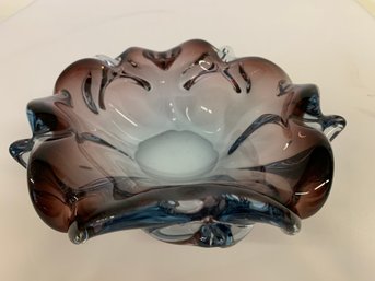 Beautiful Vintage Glass Bowl