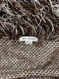 Fabulous St John Scarf, Woven With 10 Inch Fringe On Both Ends
