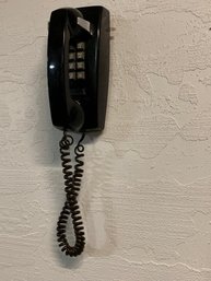 Black Vintage Wall Phone