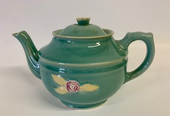 Vintage  Coors Pottery Rosebud Teapot