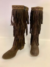 Donald J. Pliner Western Couture Collection Boots Size 9-9.5