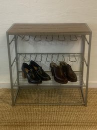 Shoe Rack With Shelf