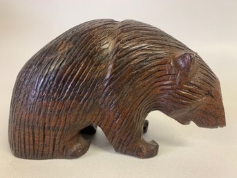 Ironwood Hand Carved Bear
