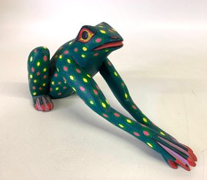 Hand Painted Frog By Luis Sosa Calvo