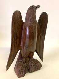 Vintage Ironwood Hand Carved Eagle