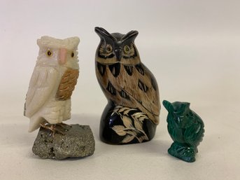 Trio Of Owls