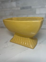 Vintage Frankoma  Planter 17,  Bright Yellow, Excellent Condition