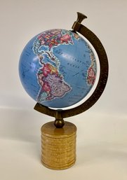 Great Globe On Wood Stand