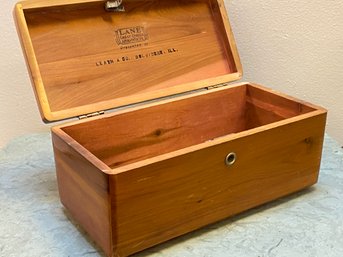 Mid Century Original Lane Cedar Lined Box- No Key Original Lable