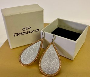 Rebecca Sparkle Teardrop Earrings