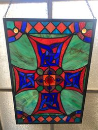 Colorful Hanging Stained Glass Art