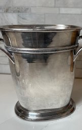 Pottery Barn Silver Plate Wine Bucket/chiller/wine Cooler