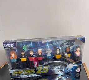 PEZ:  Star Trek: The Next Generation 25th Anniversary  Limited Edition Pez  Collectors Series-New In Box