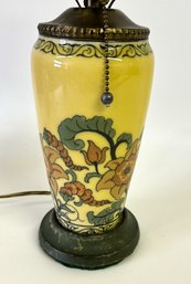 Antique Hand Painted Lamp