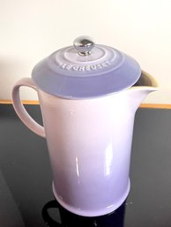 Fabulous Le Creuset French Press/coffee Pot. Lovely Purple Fade Color