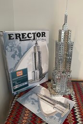 Erector Set Special Edition Empire State Building.  961 Pieces.
