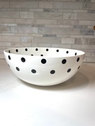 Kate Spade Large Deco Dot Serving Bowl.  Playful And Chic.  11.5 X Diameter X 5