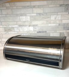 Brabantia  Roll-top Bread Box From William Sonoma, Quality Stainless Steel.
