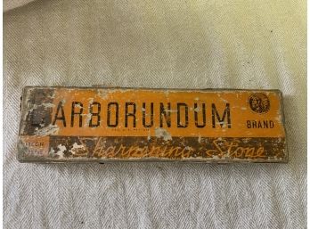 Carborundum Vintage Sharpening Stone,